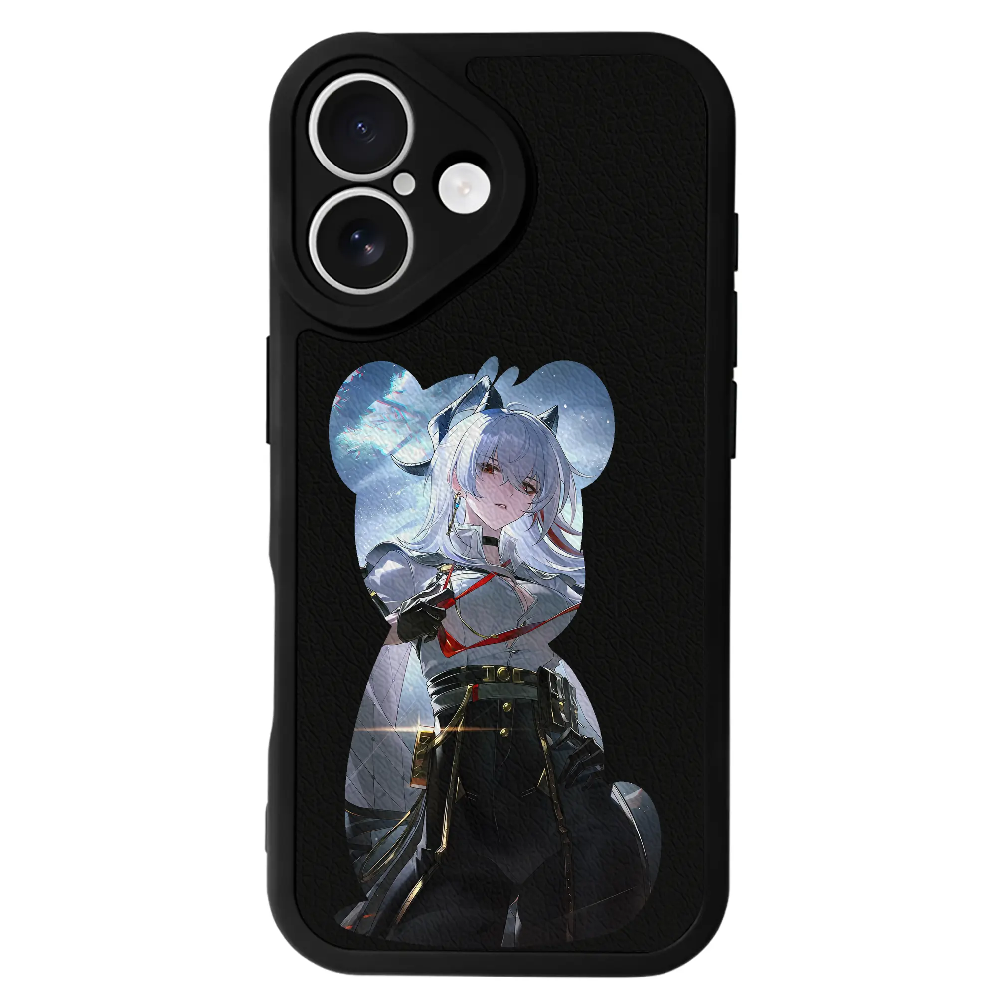 鳴潮 グッズ ザンニー - IPhone 16シリーズ対応 ・ シリコンスマホケース ・ レザー調 ・ 高精度フィット ・ 耐衝撃 ・ ワイヤレス充電対応 ・ 精密カット